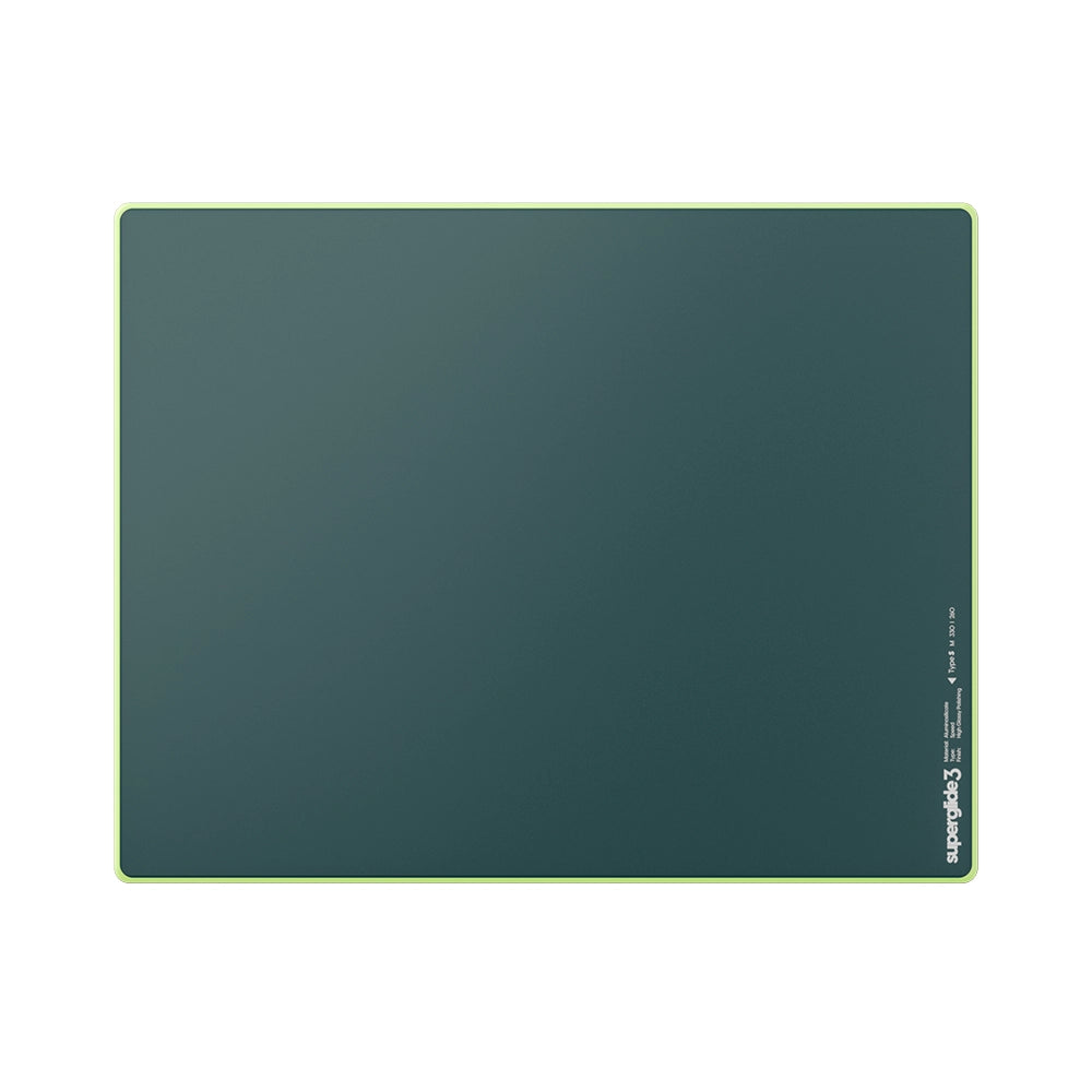 Superglide V3 Type-S Tapis de Souris en Verre M Vert