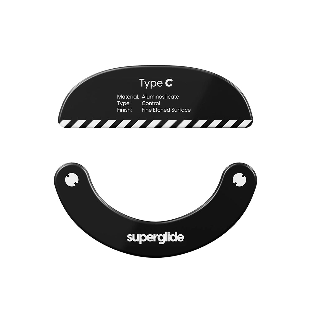 Superglide Type-C Glass Skates Pulsar X2 Series Black