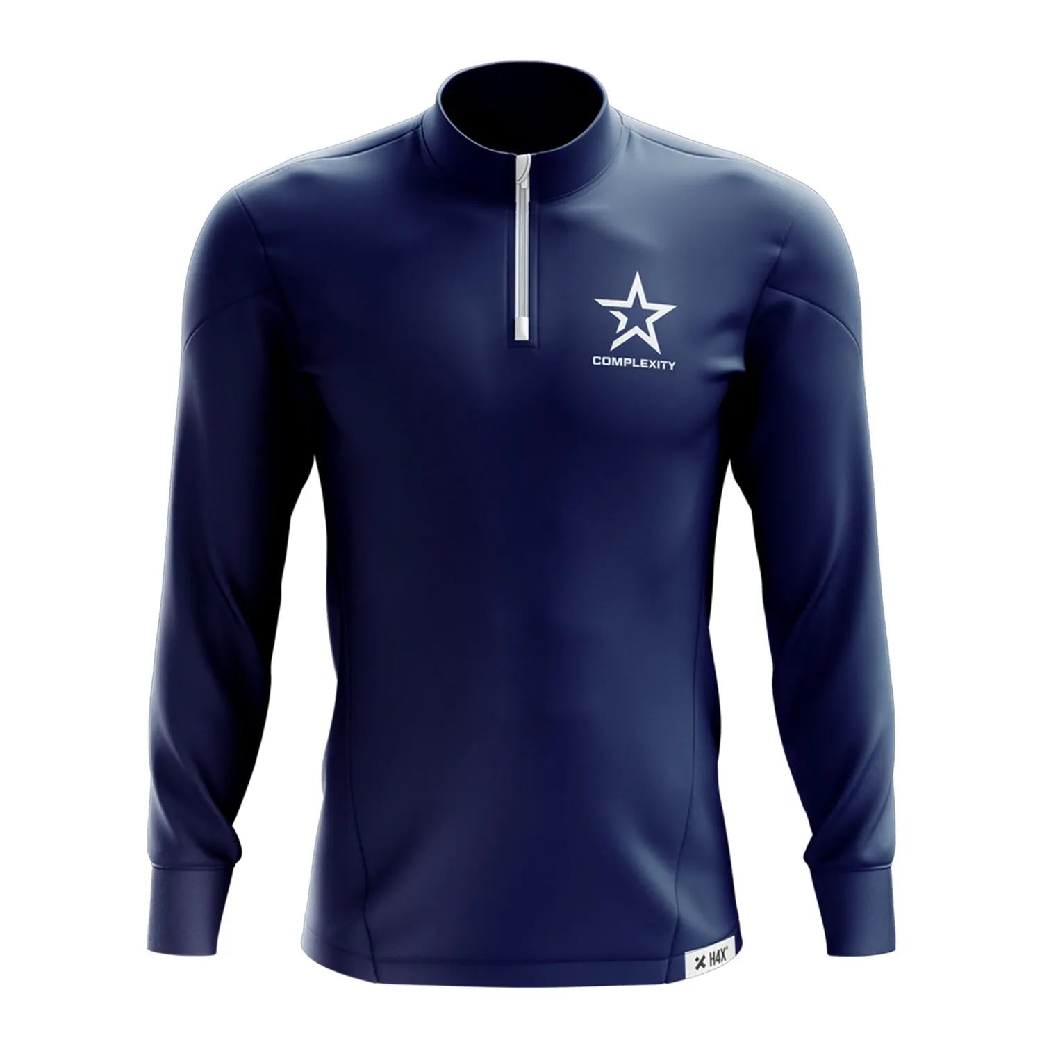 Complexity Hoodie Quarter Zip Blue