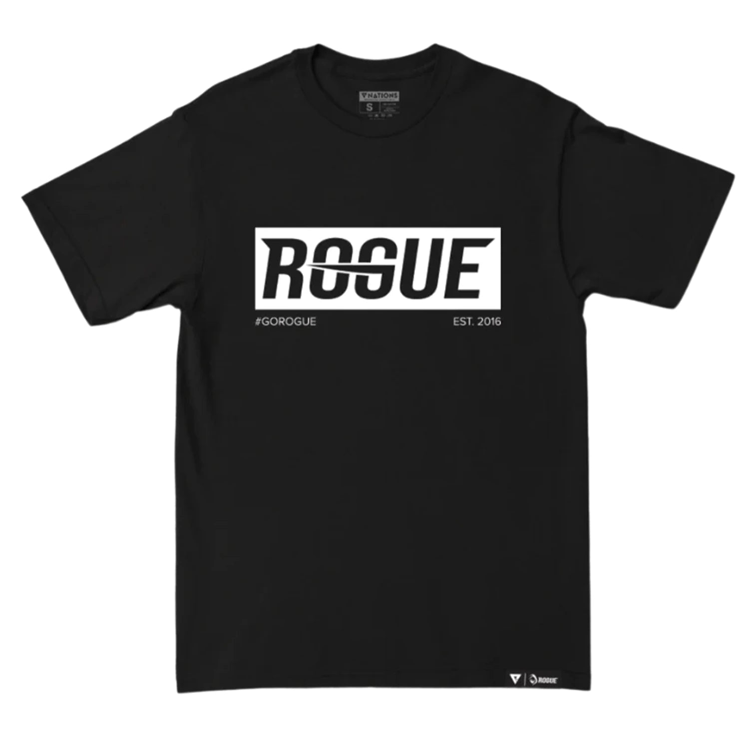 Rogue T-Shirt Box Short Sleeves Black