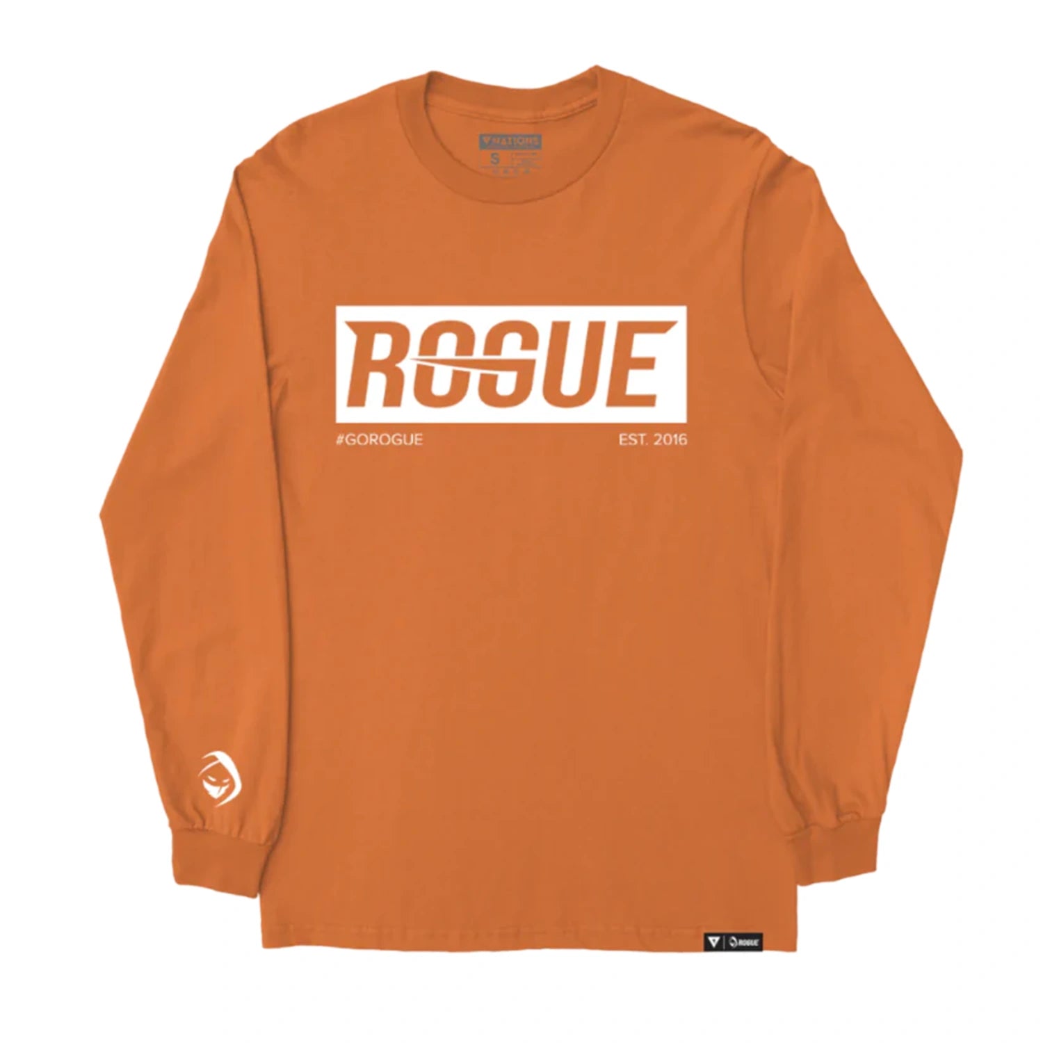 Rogue T-Shirt Box Long Sleeves Orange