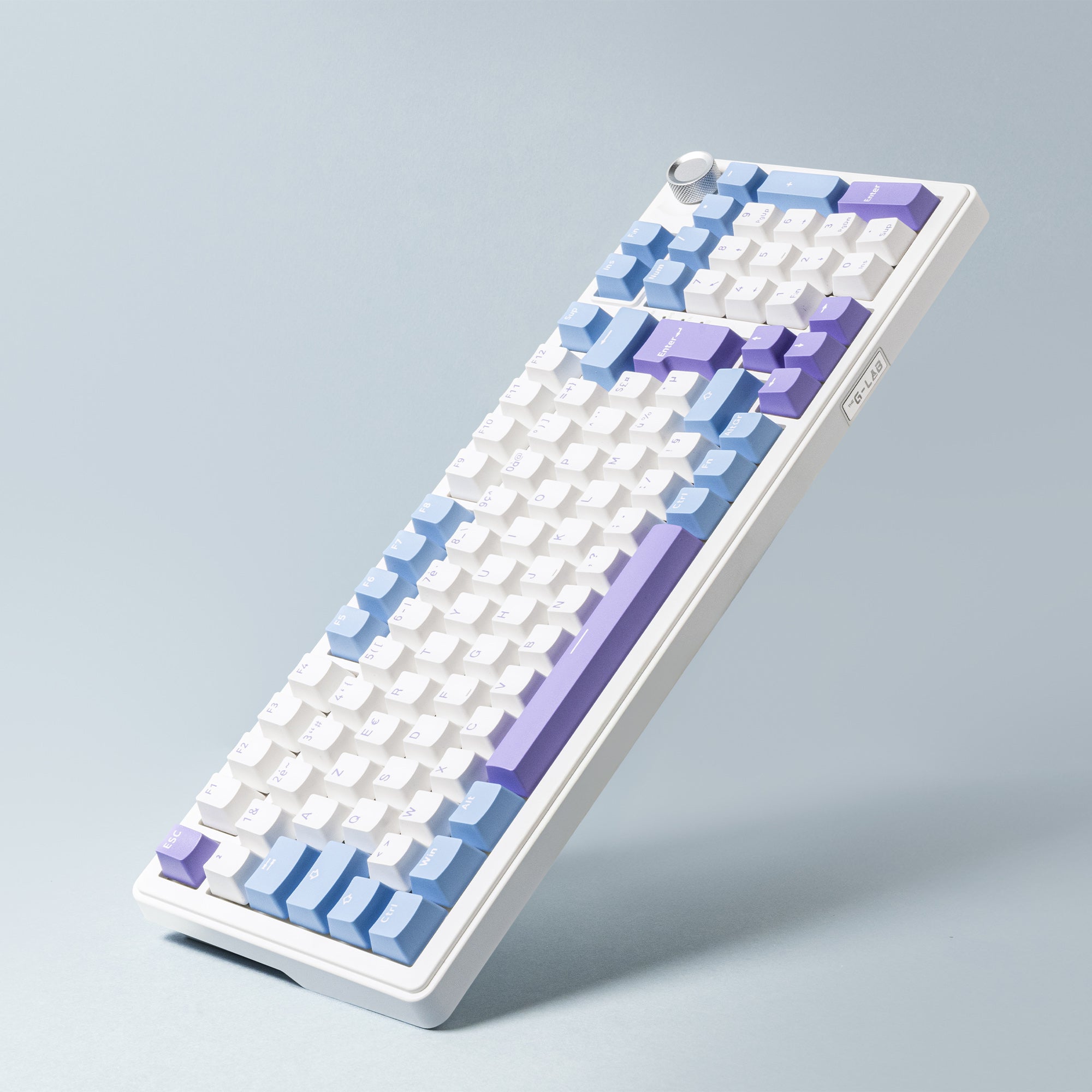 The G-Lab Keyz Elite 400 Wireless ISO FR - Blanc/Bleu