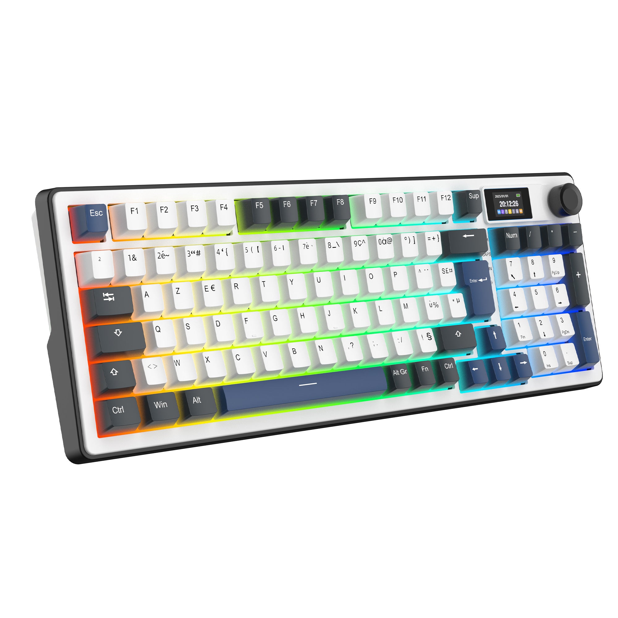 The G-Lab Keyz Elite 450 Wireless ISO FR - White/Blue