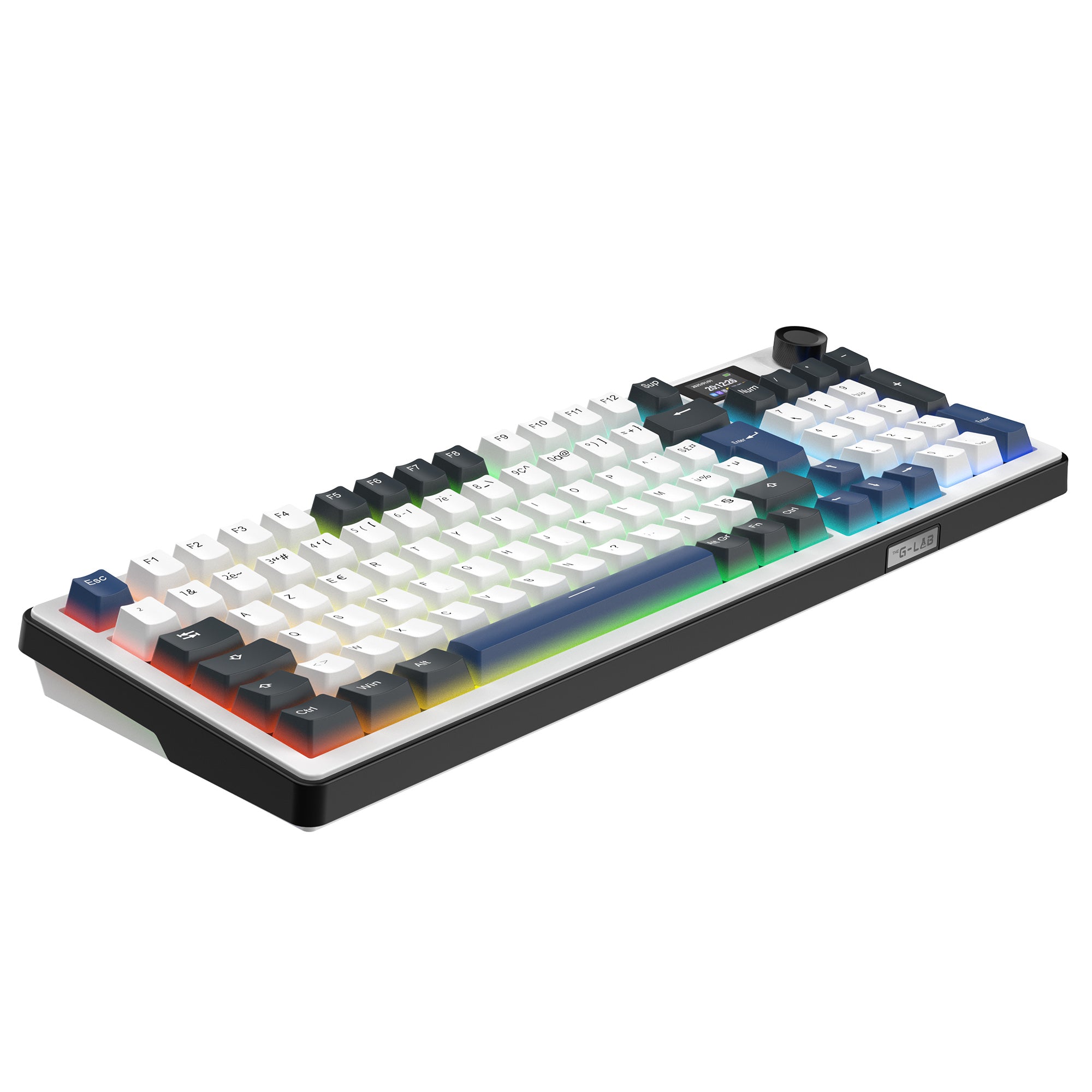 The G-Lab Keyz Elite 450 Wireless ISO FR - White/Blue