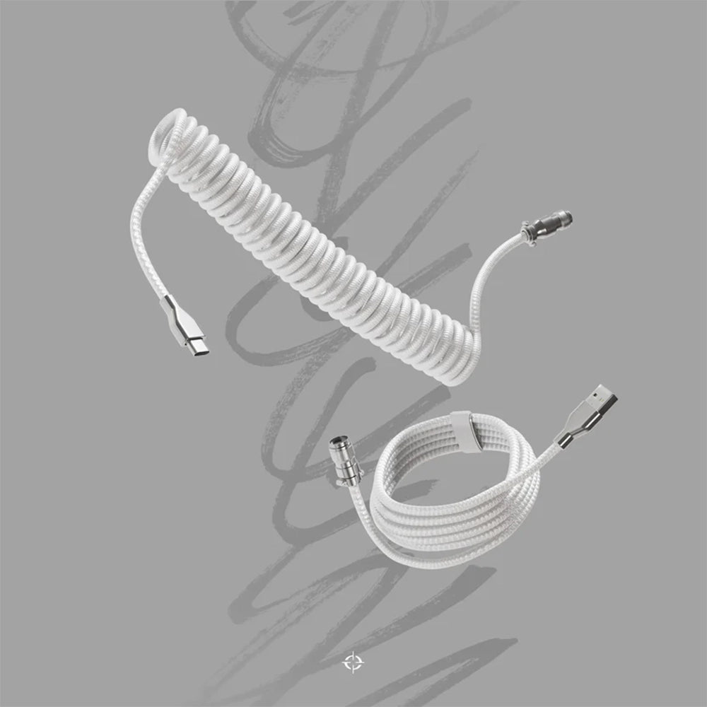 Tryhard Câble Spiralé Blanc