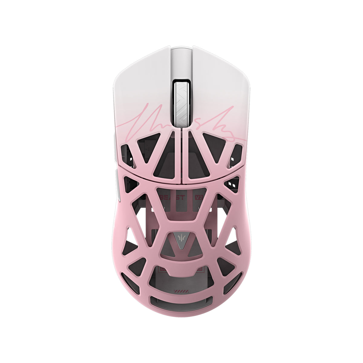 WLMouse Beast X V2 Mini x TheShy 8K Wireless - Blanche/Rose