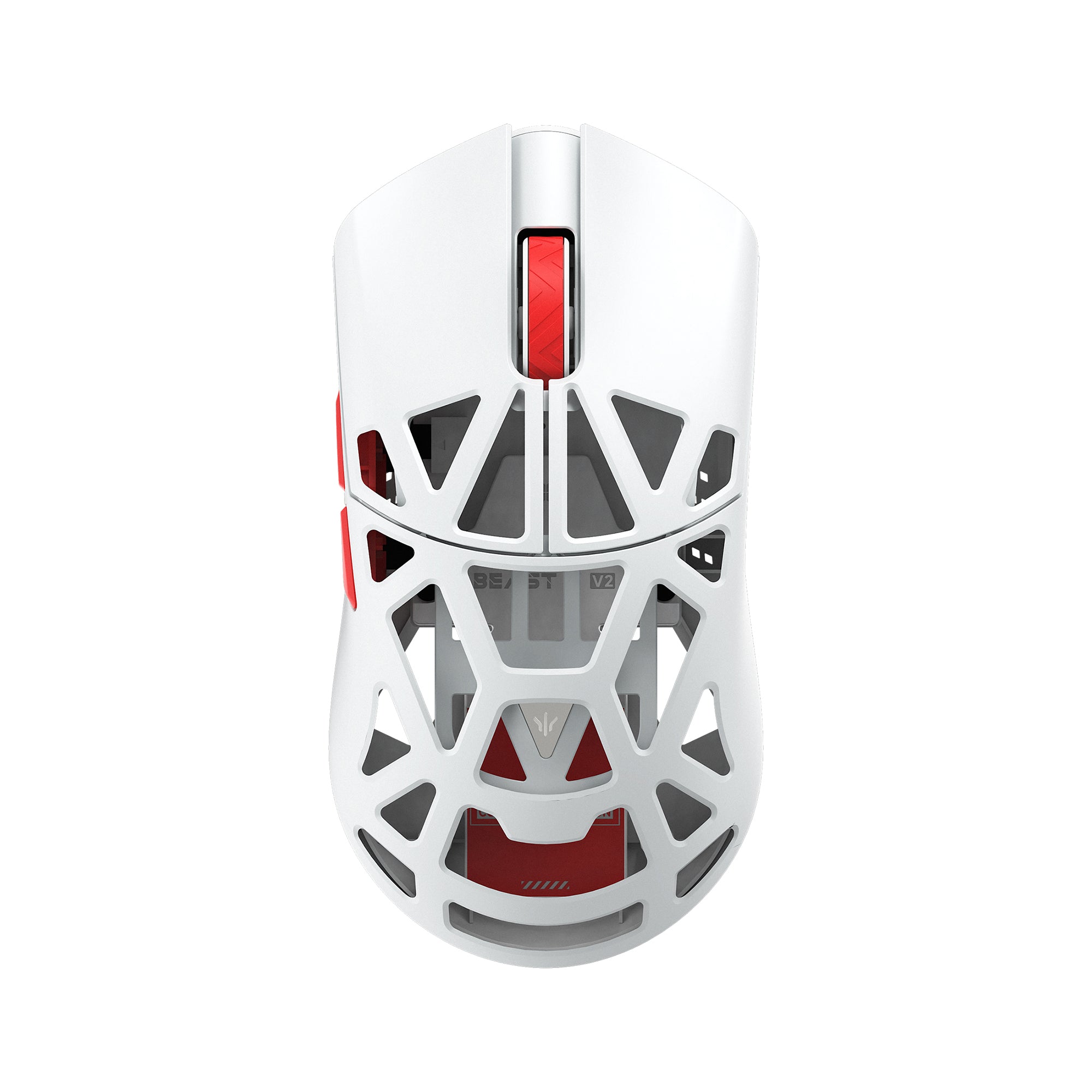 WLMouse Beast X V2 Mini x TheShy 8K Wireless - White/Red - Mice
