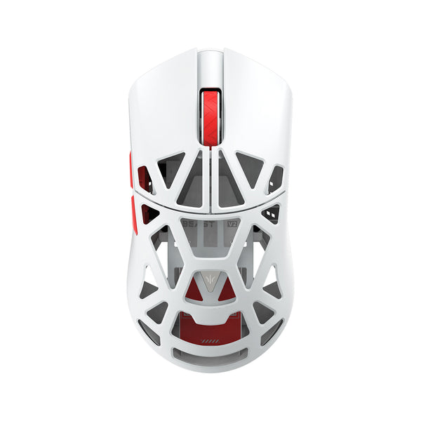 WLMouse Beast X V2 Med x TheShy 8K Wireless - White/Red - Mice