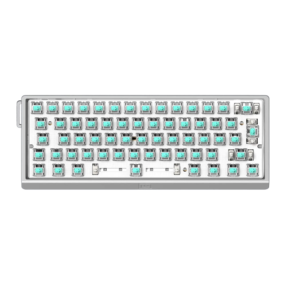 Wooting 60HE v2 AIu ISO FR Silver sans Keycaps