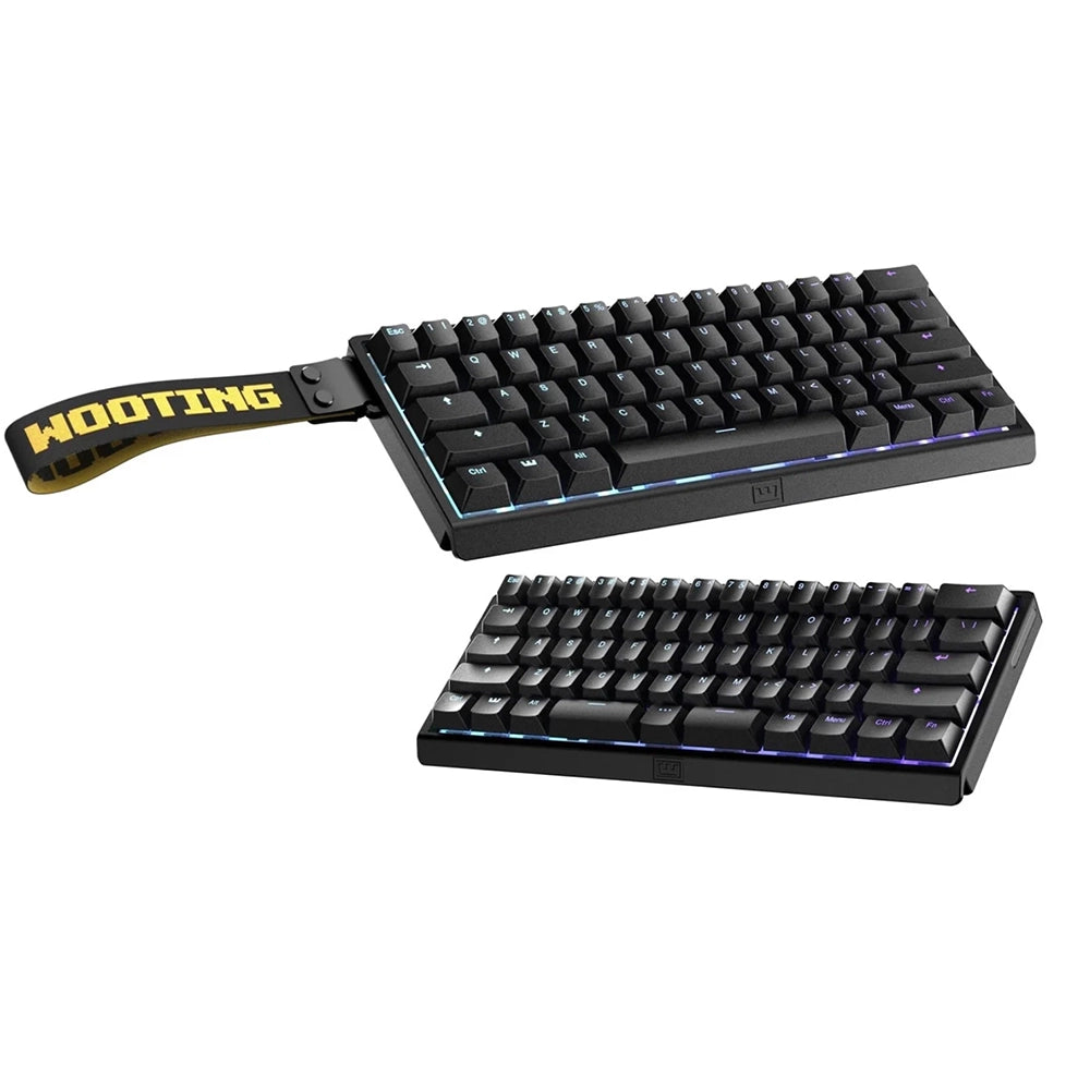 Wooting 60HE v2 AIu ISO FR Noir - PBT Noir