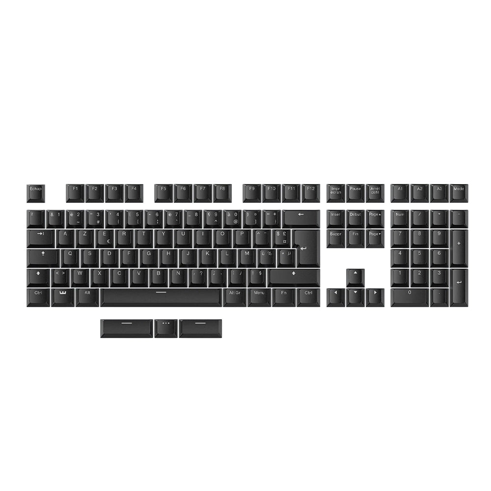 Wooting Keycaps PBT Split Space Bar Shine Through Black