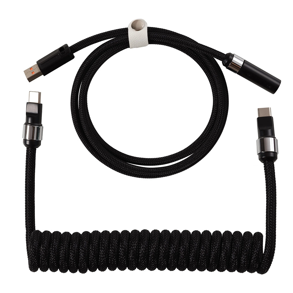 Wraith Bidirectional Coiled Cable Noir