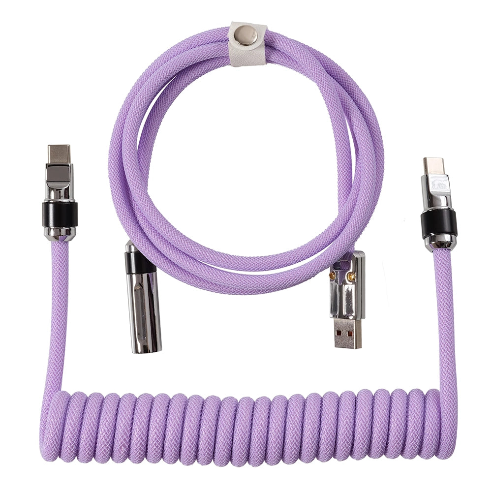 Wraith Bidirectional Coiled Cable Violet
