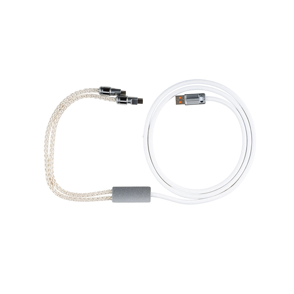 Wraith Dual Output Cable Blanc