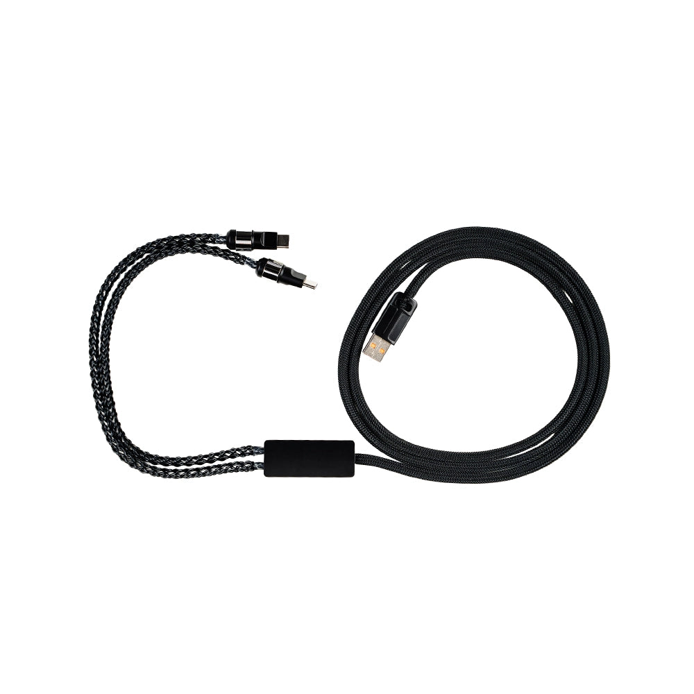 Wraith Dual Output Cable Noir