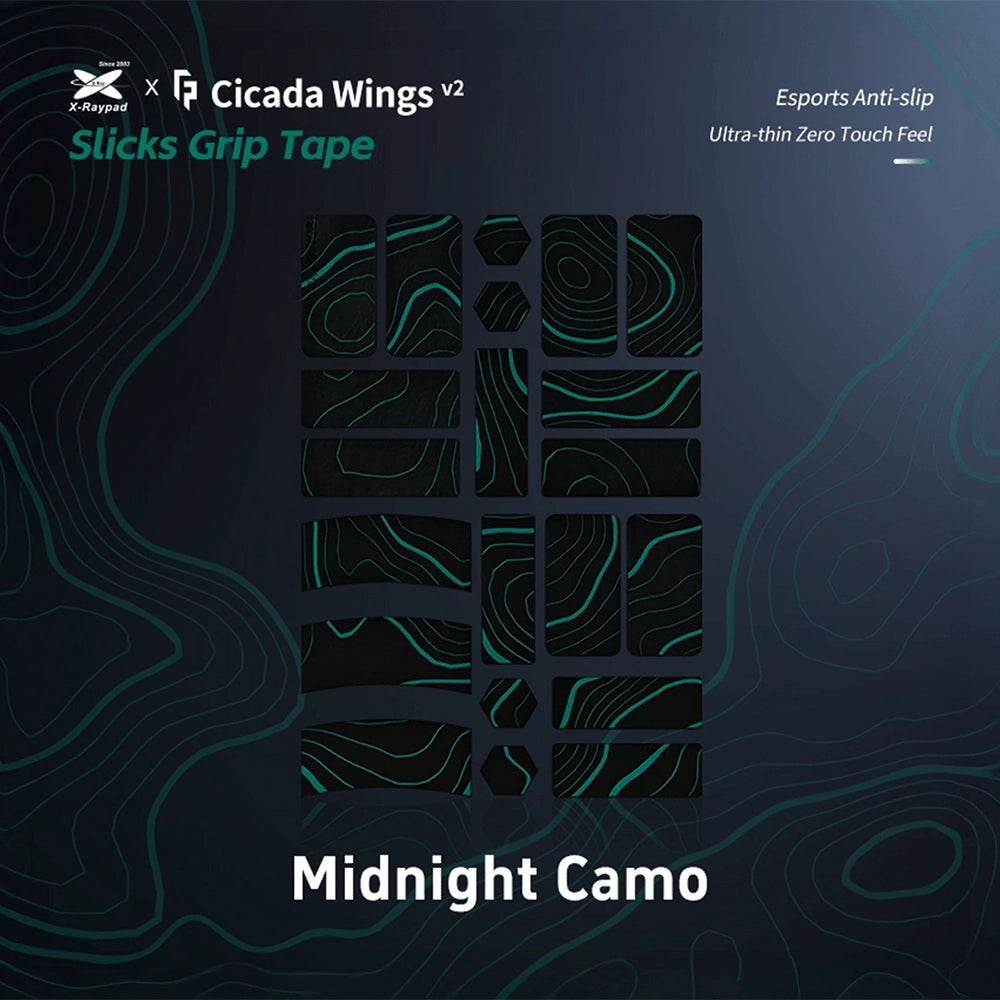 X-Raypad Cicada Wings V2 Grips Universal RandomFrankP