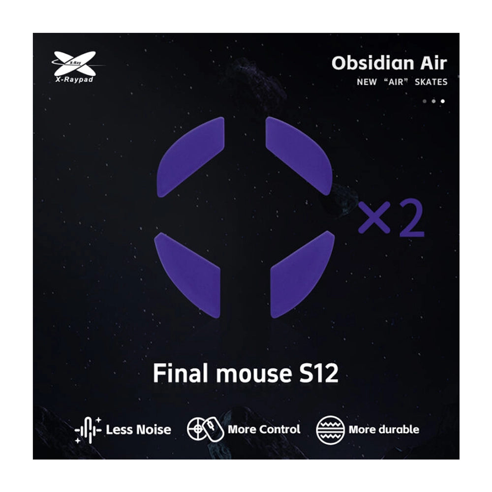 X-Raypad Patins Obsidian Air Final Mouse S12