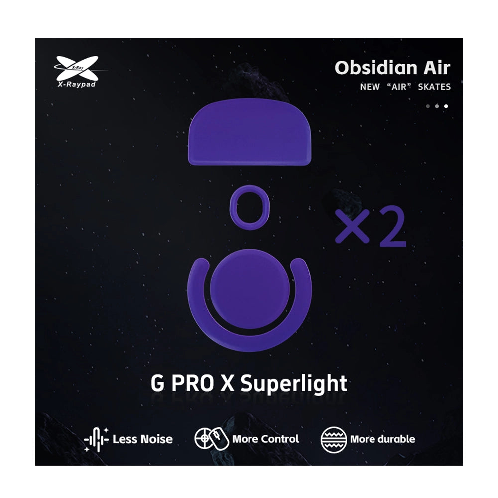X-Raypad Skates Obsidian Air Logitech G Pro X