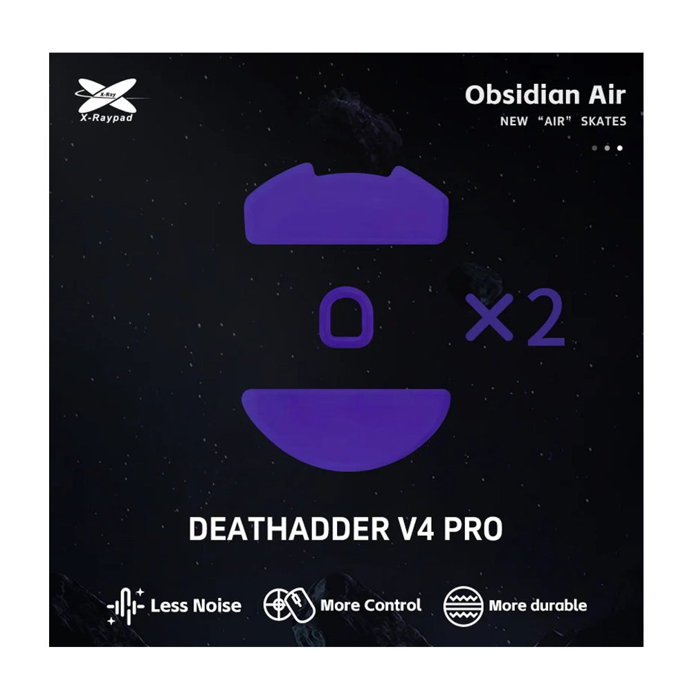 X-Raypad Patins Obsidian Air Razer Deathadder V4 Pro
