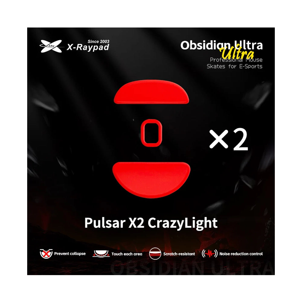 X-Raypad Skates Obsidian Ultra Pulsar X2 Crazylight