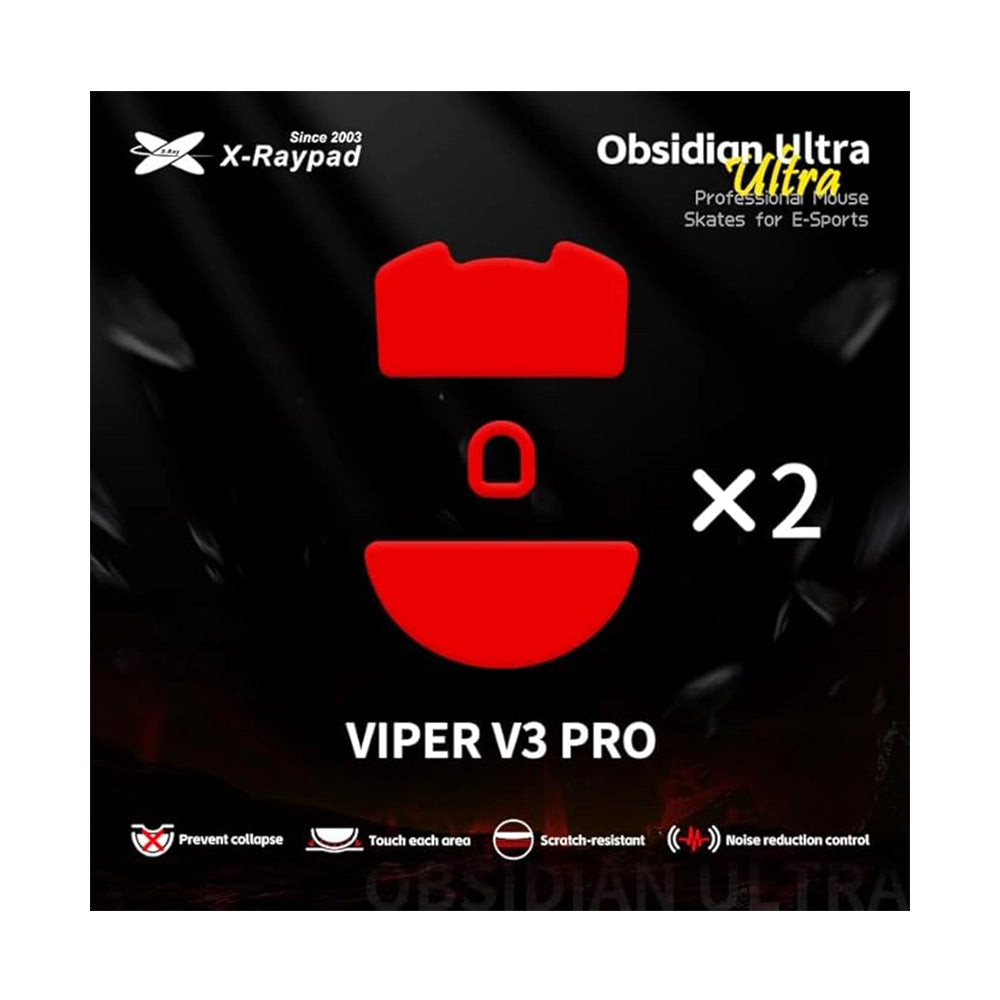 X-Raypad Skates Obsidian Ultra Razer Viper V3 Pro