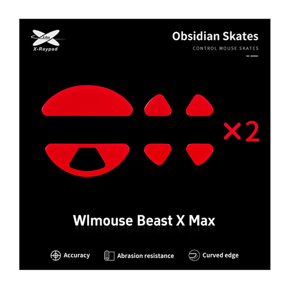 X-Raypad Skates Obsidian WLMouse Beast X Max