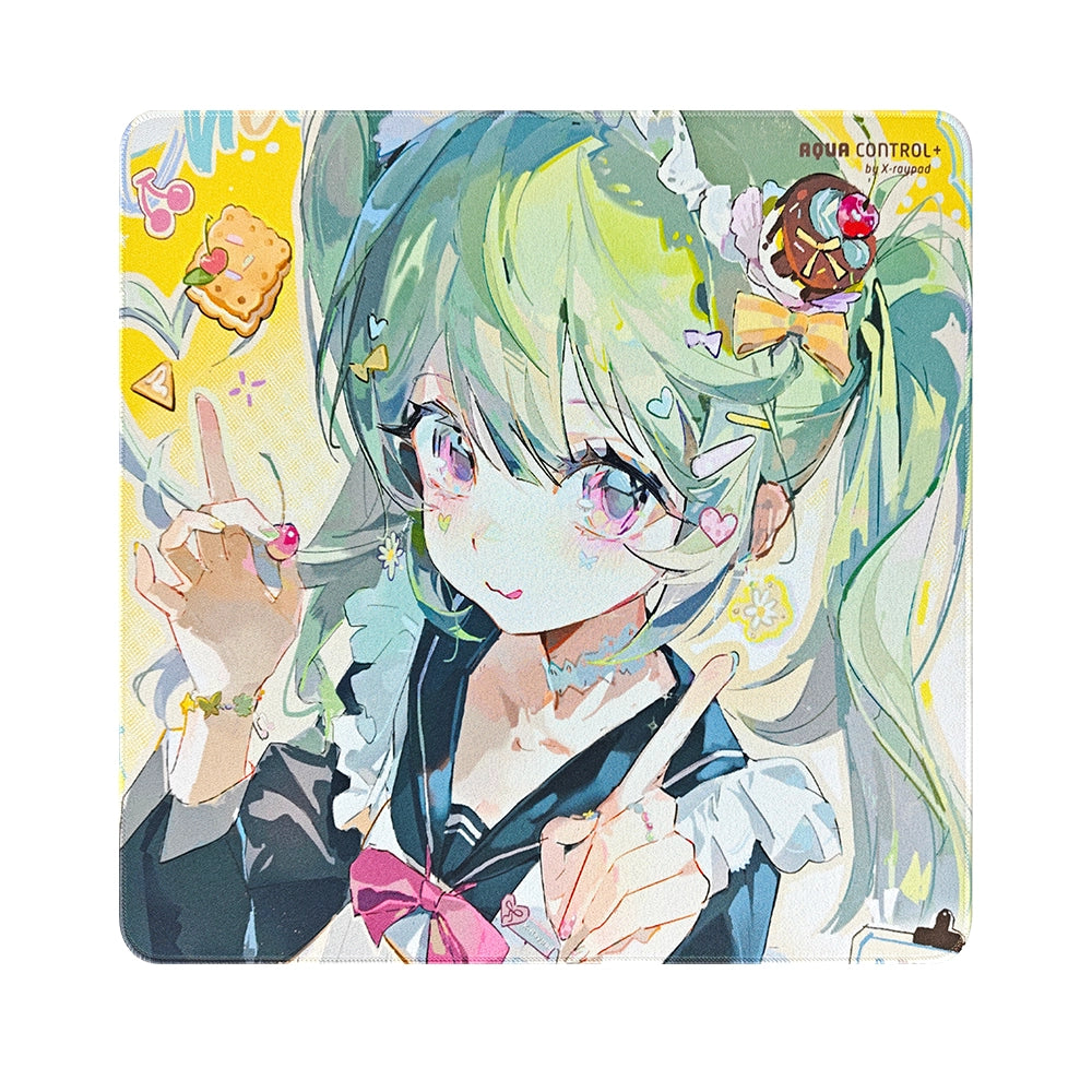 X-Raypad Aqua Control Plus Mint Yellow XL Square