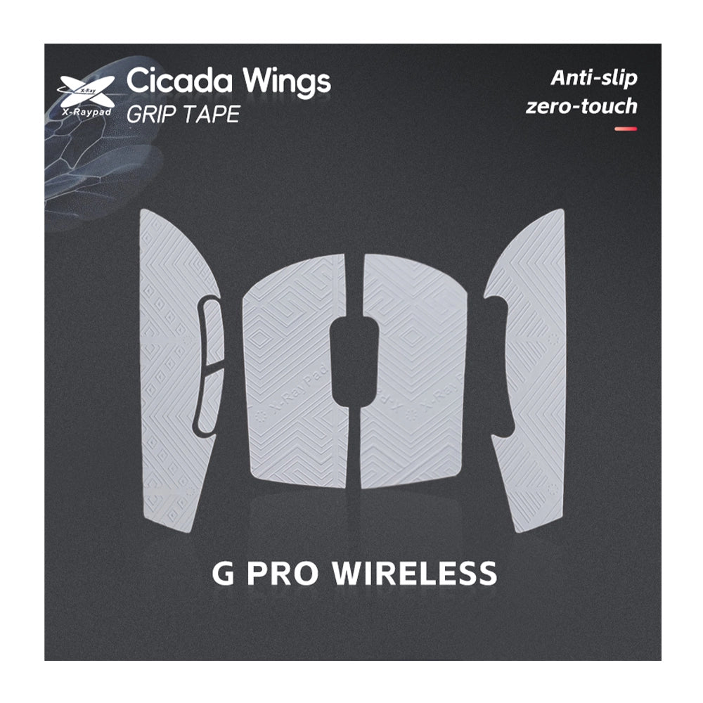 X-Raypad Cicada Wings Grips Logitech G Pro Wireless White