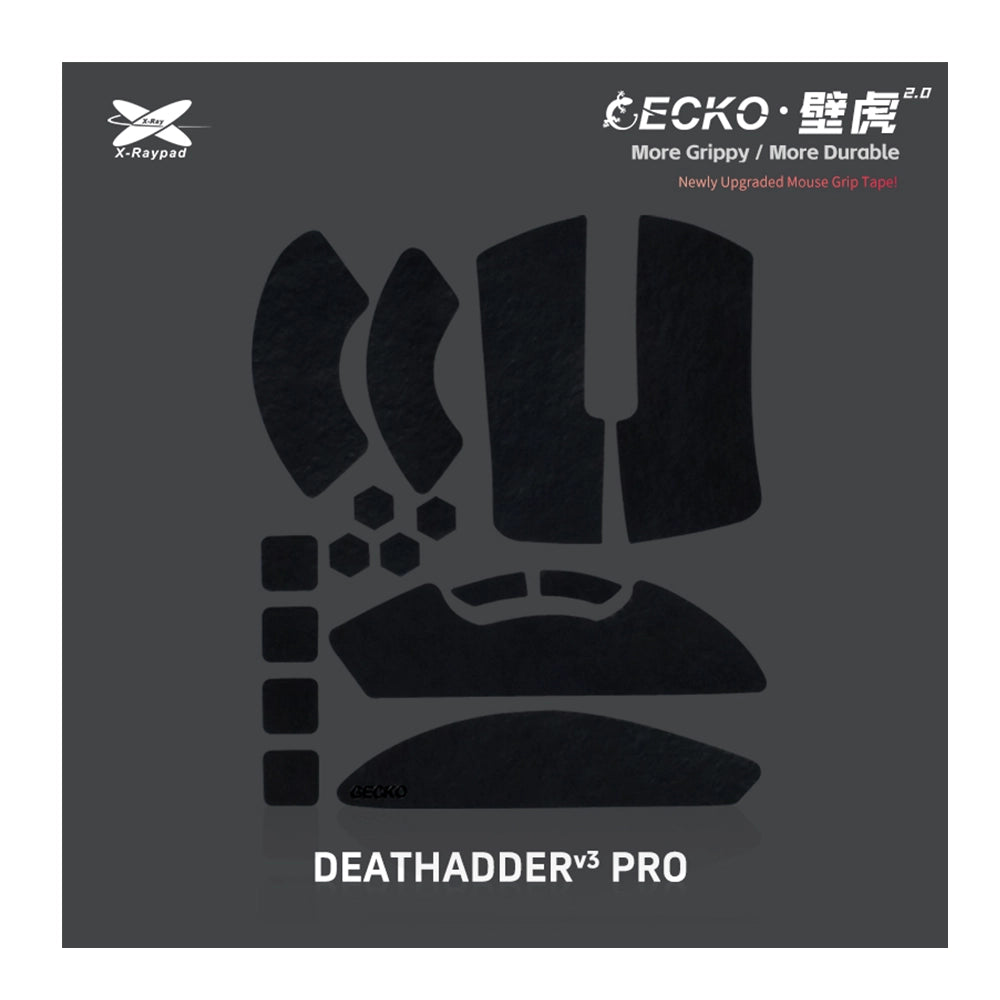 X-Raypad Geckos 2.0 Grips Razer DeathAdder V3 Pro Noir