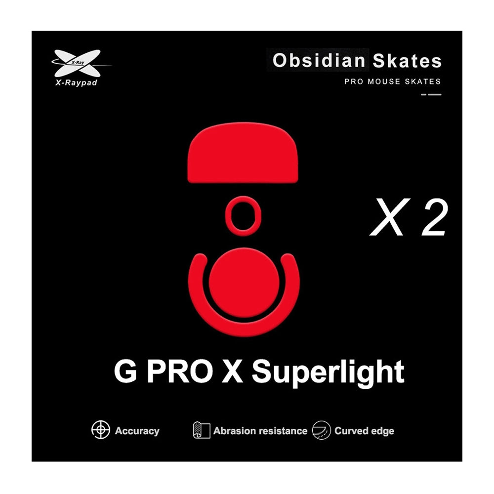 X-Raypad Skates Obsidian Logitech G Pro X Superlight