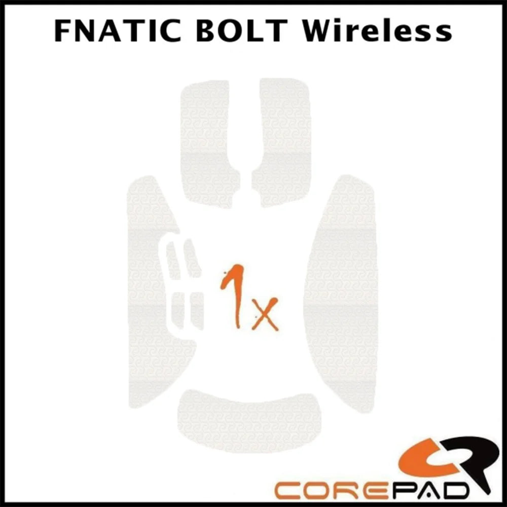 Corepad Grips FNATIC Bolt Soft White