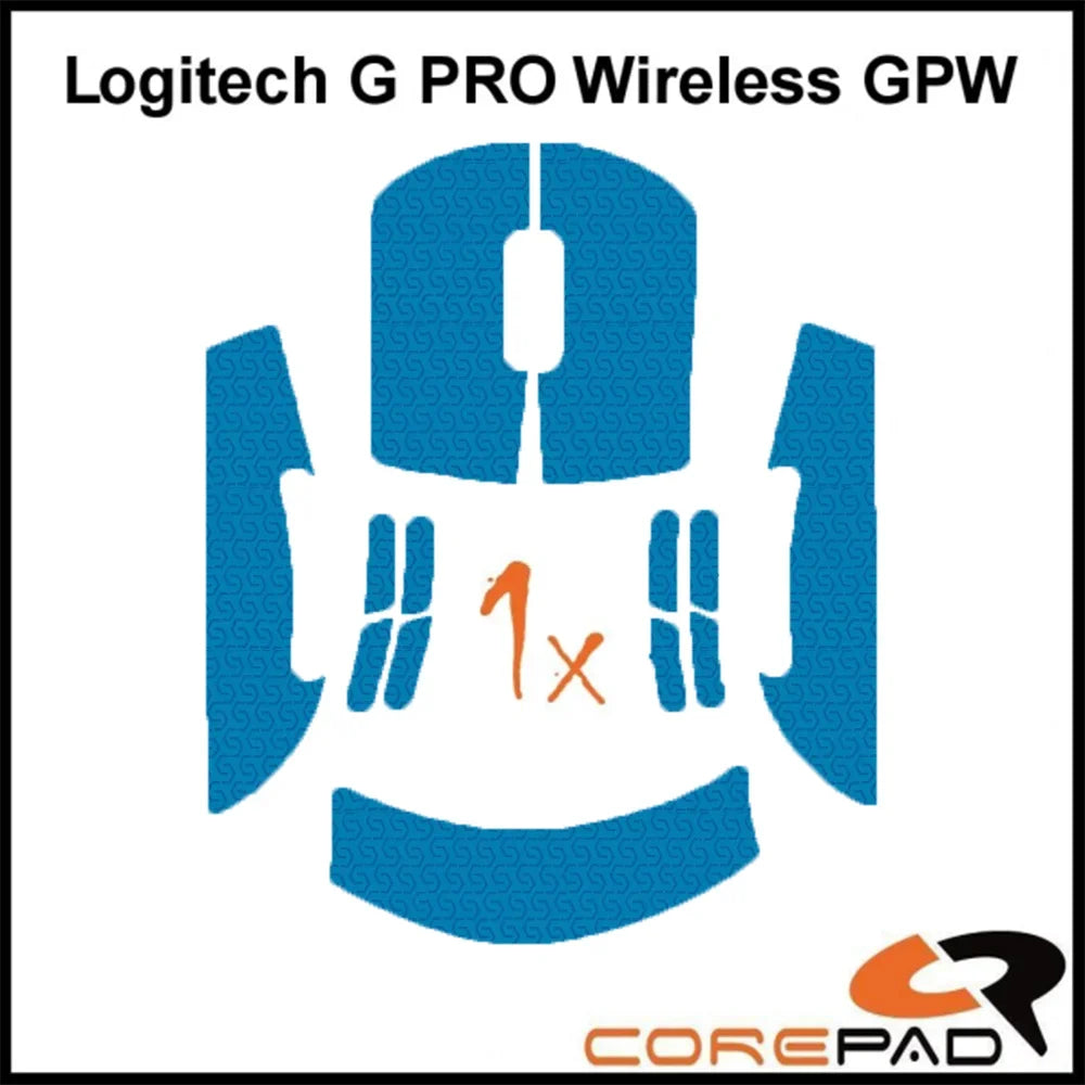Corepad Grips Logitech G PRO Wireless Soft Bleu