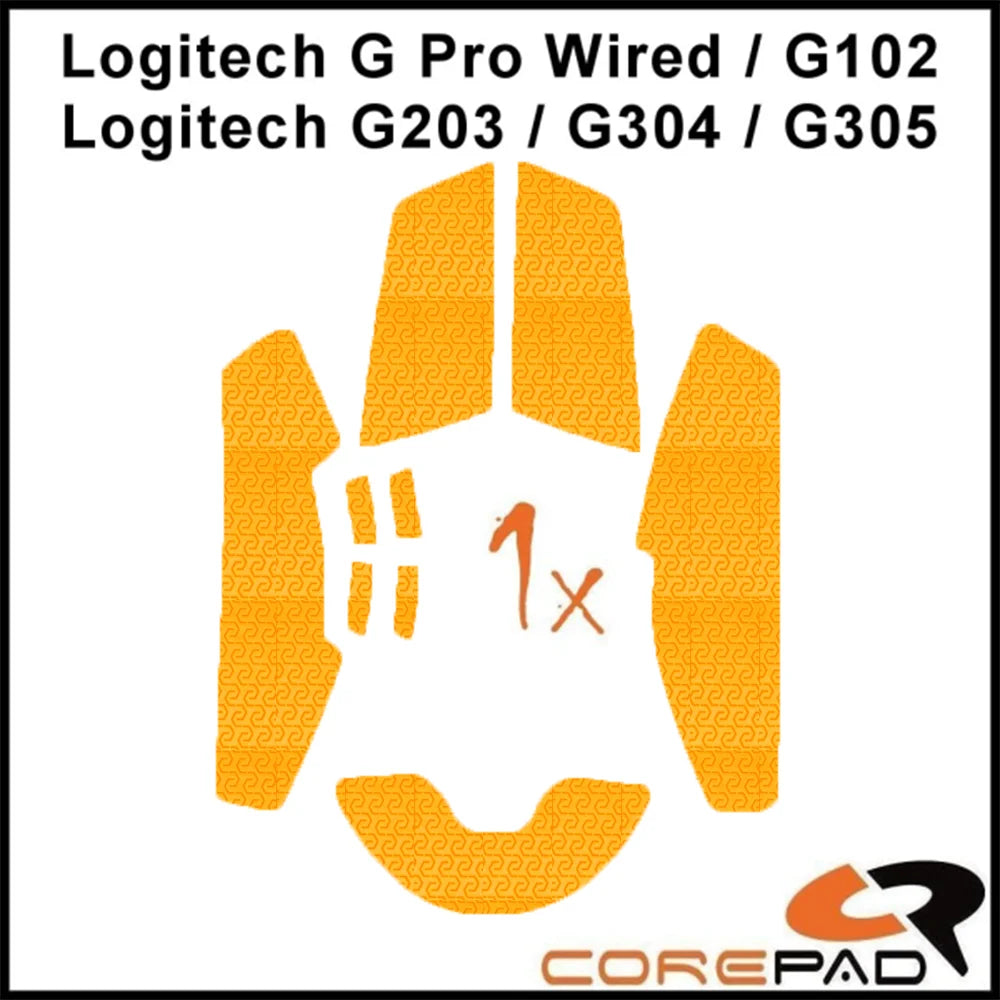 Corepad Grips Logitech G PRO/G102/203/304/305 Orange