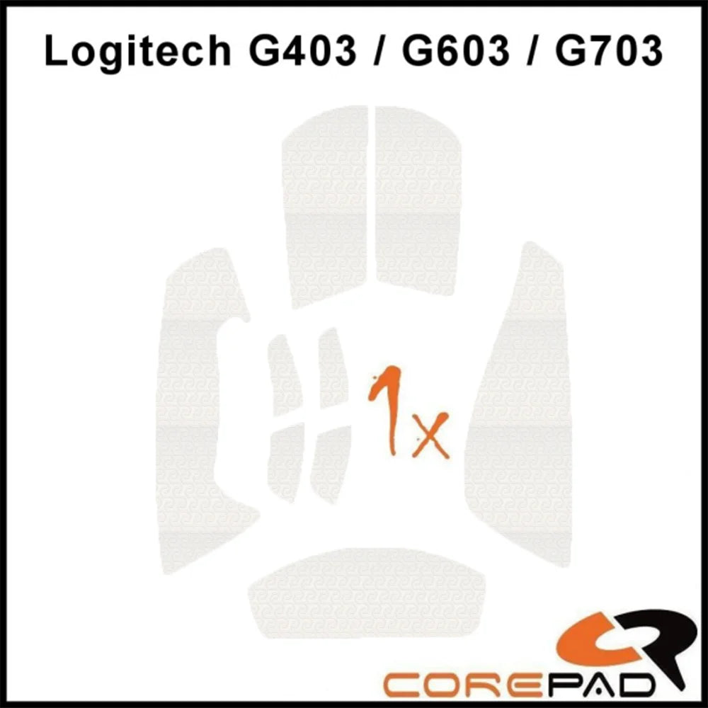 Corepad Grips Logitech G403/603/703 White