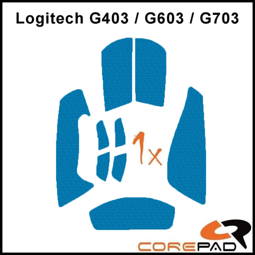 Corepad Grips Logitech G403/603/703 Blue