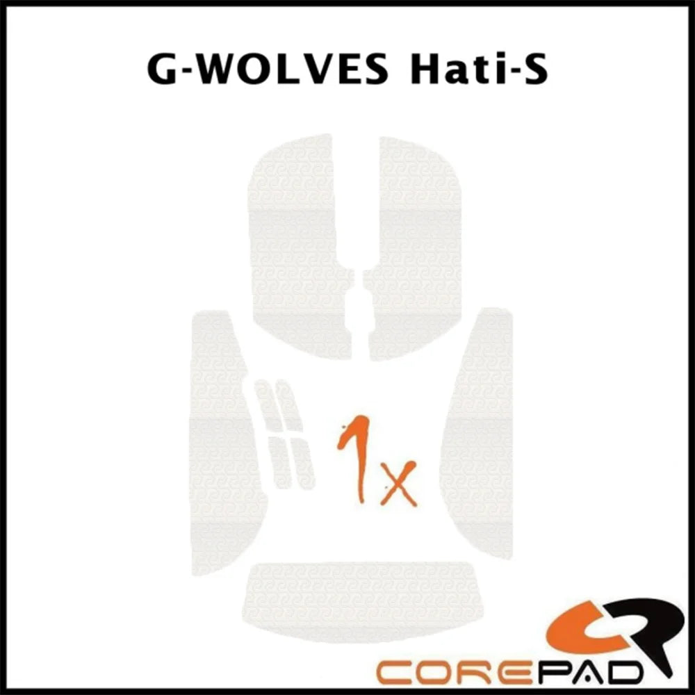 Corepad Grips G-Wolves Hati-S Mini Soft Blanc