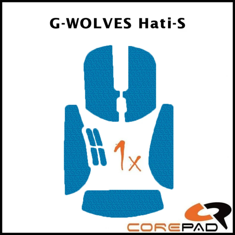 Corepad Grips G-Wolves Hati-S Mini Soft Bleu