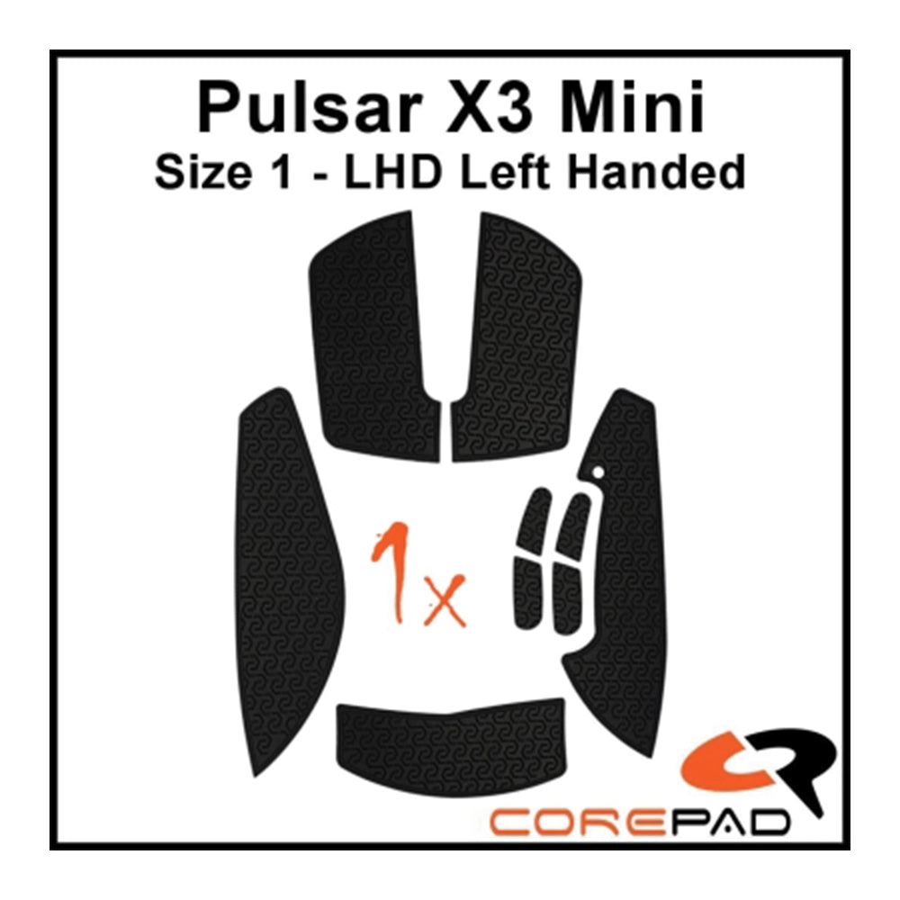 Corepad Grips Pulsar X3 Mini LHD Wireless Soft Noir