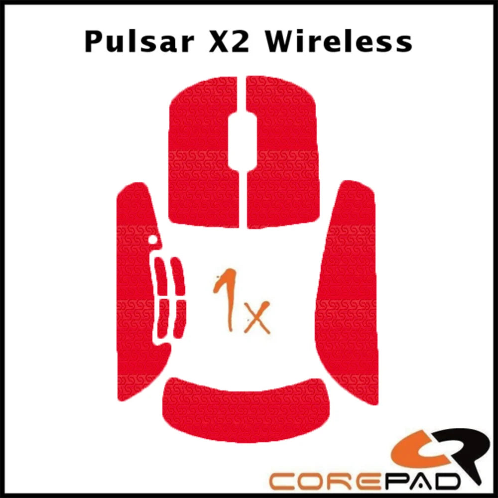 Corepad Grips Pulsar X2 / X2-V2 Wireless Soft Rouge