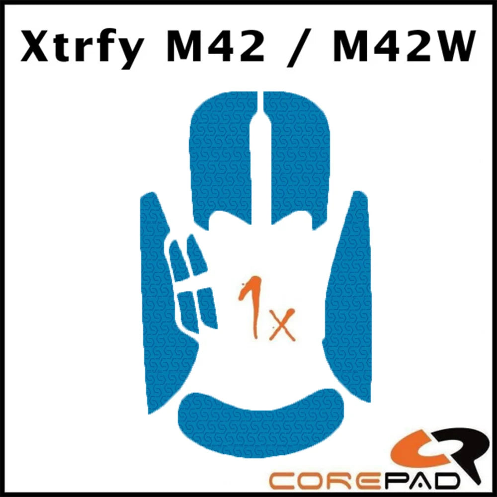 Corepad Grips Xtrfy M42 / M42 Wireless Soft Bleu