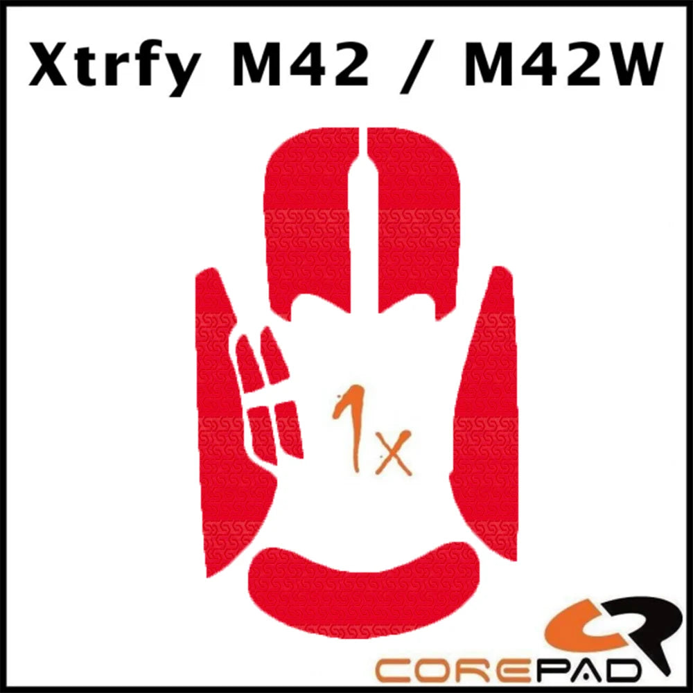 Corepad Grips Xtrfy M42 / M42 Wireless Soft Rouge