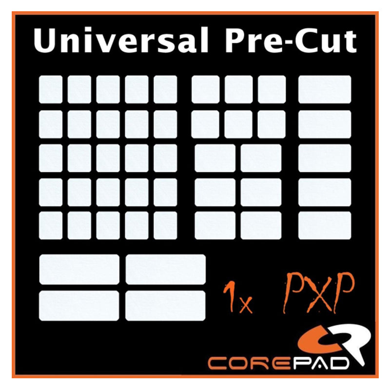 Corepad Grips PXP Universal Pre-Cut Keyboard & Mouse White
