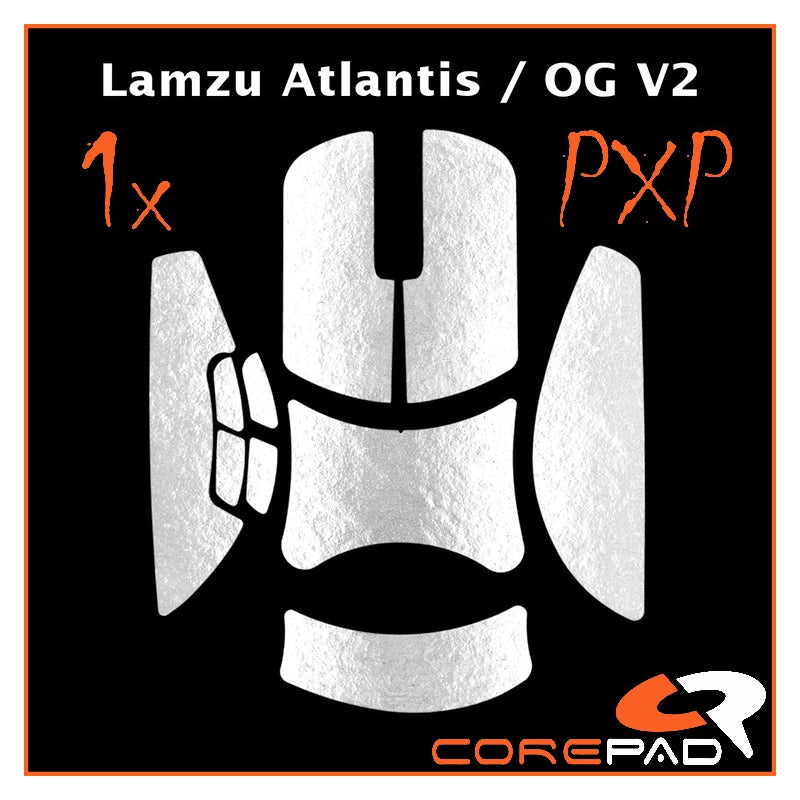 Corepad Grips PXP Lamzu Atlantis Superlight Wireless / OG V2 / OG V2 4K White