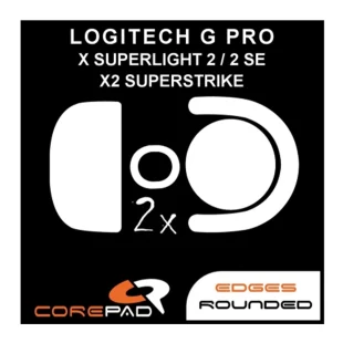 Corepad Patins Teflon PRO Logitech G Pro X2 SUPERSTRIKE / PRO X SUPERLIGHT 2 / 2 SE Wireless
