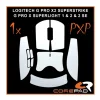 Corepad Grips PXP Logitech G Pro X2 SUPERSTRIKE / PRO X SUPERLIGHT 2 / 2 SE Wireless Blanc