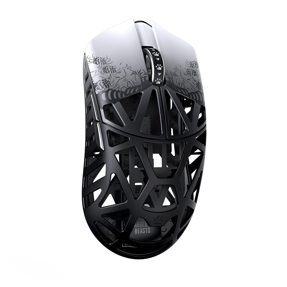WLMouse BEAST X 8K Wireless Fabulous Beast Edition Noir et Blanc 