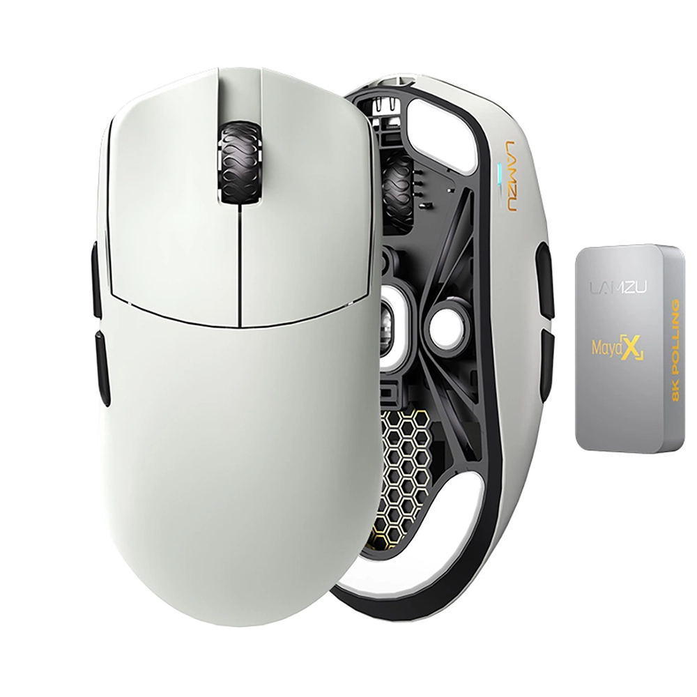 Lamzu Maya X 8K Wireless Gris - Achat Souris Gamer 4K