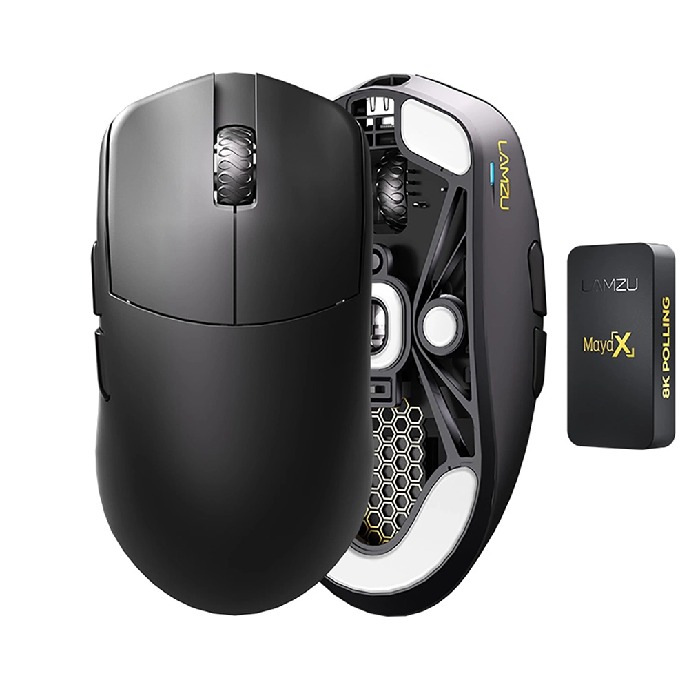 マウス・トラックボール Lamzu MAYA X 8K REJECT SPECIAL EDITION Lamzu Maya X 8K Wireless Noir - Achat Souris Gamer 4K