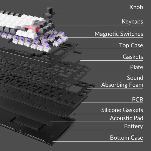 Keychron Q1 He Wireless Iso Fr Noir