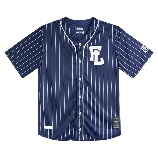 Fulllife Rise And Grind Baseball Jersey Navy Blue 1